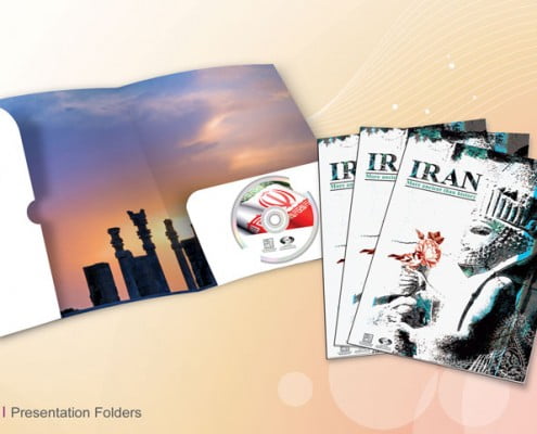 IRAN چاپ فولدر جیبدار