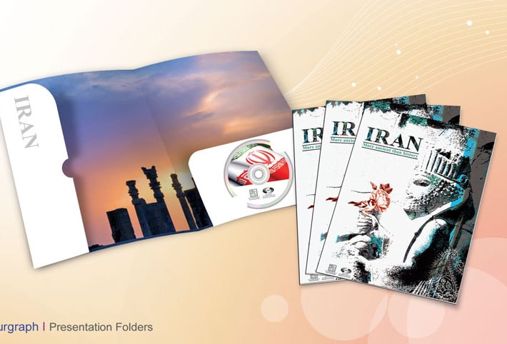 IRAN چاپ فولدر جیبدار