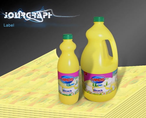 چاپ لیبل سفید کننده